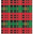 Season's Greetings Presently Plaid Wrapping Tissue (20"x30")